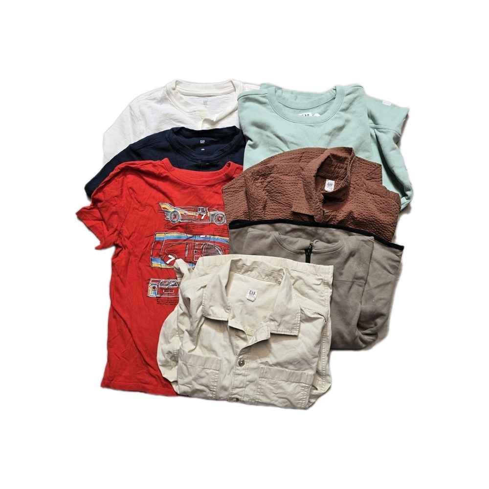 Gap Kids Boys Jacket Tshirt Hoodie XL 12 Ivory Lot Of 7